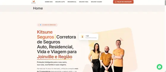 Site da Kitsune Seguros